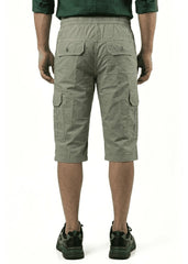 Sage Green Cotton Cargo Shorts